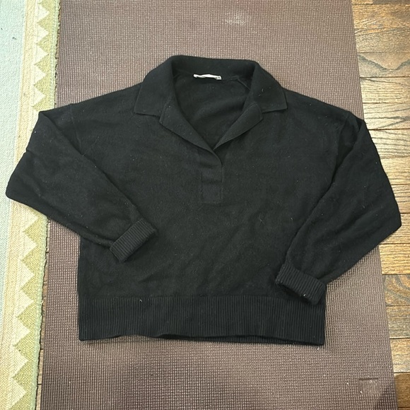 Everlane Sweaters - Everlane cashmere polo - Women's M black